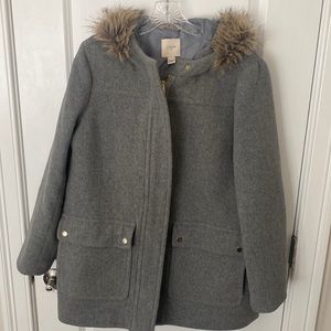 J Crew Wool Parka